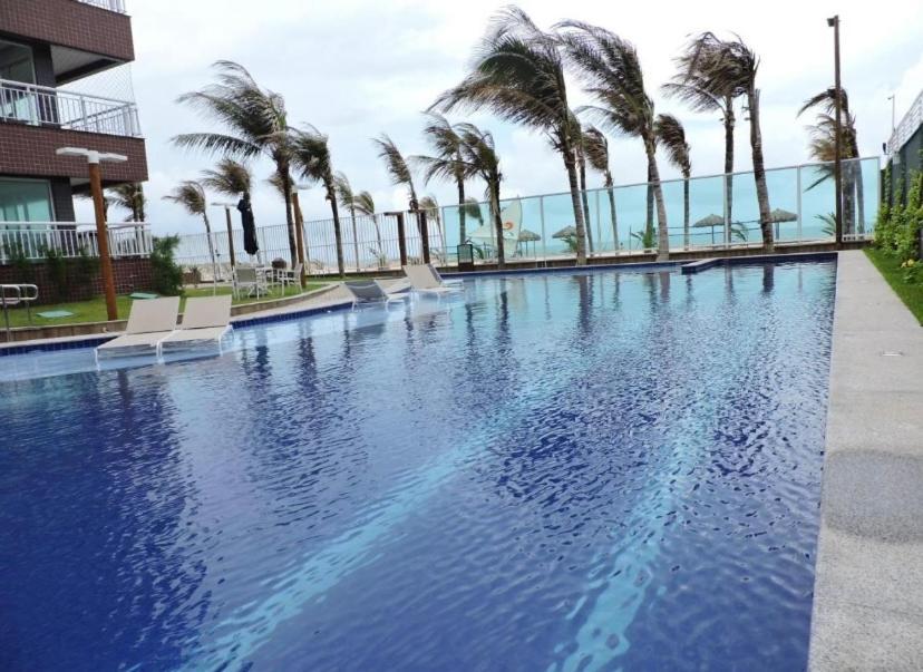 Apto Vista Mar E Pe Na Areia No Beach Way A 300M Do Beach Park أكويراز المظهر الخارجي الصورة